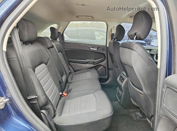 2FMPK4G94HBC44678 2017 FORD EDGE Blue Widok wnętrza z tyłu