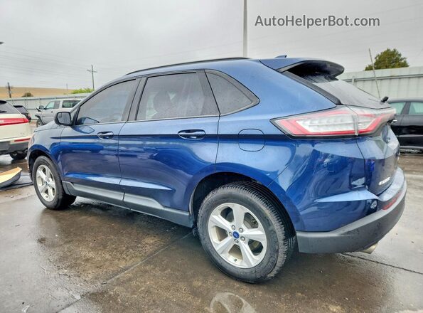 2FMPK4G94HBC44678 2017 FORD EDGE Blue Tył lewy