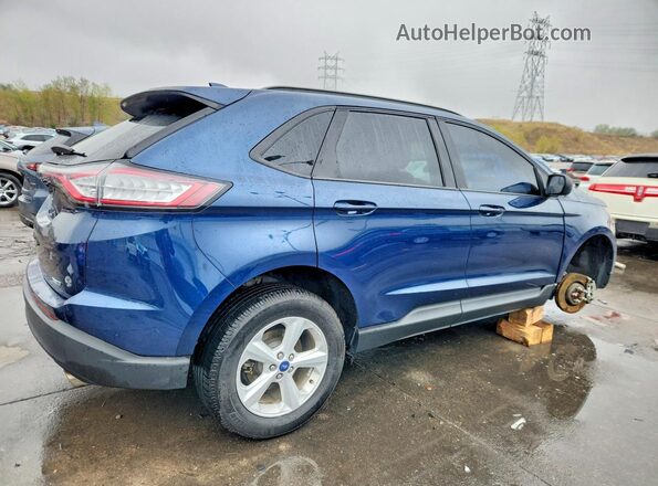 2FMPK4G94HBC44678 2017 FORD EDGE Blue Tył prawy