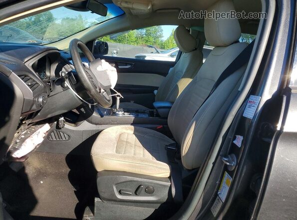 2FMPK4G94LBA19976 2020 FORD EDGE Gray Widok wnętrza z przodu