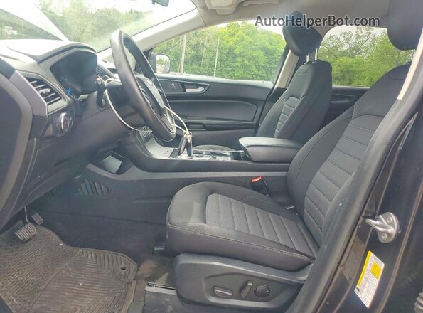 2FMPK4G94LBB62961 2020 FORD EDGE Черный Вид салона спереди