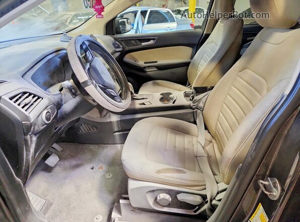 2FMPK4G95JBC56375 2018 FORD EDGE Серый Вид салона спереди