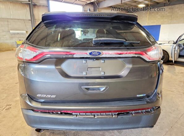 2FMPK4G95JBC56375 2018 FORD EDGE Серый Вид сзади