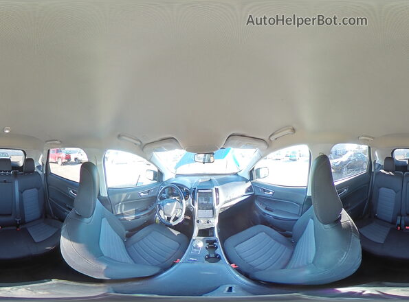 2FMPK4G95NBA56392 2022 FORD EDGE Синий Панорамный вид салона 360°