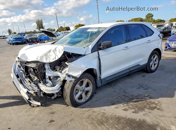 2FMPK4G95NBA63732 2022 FORD EDGE Белый Передняя левая четверть