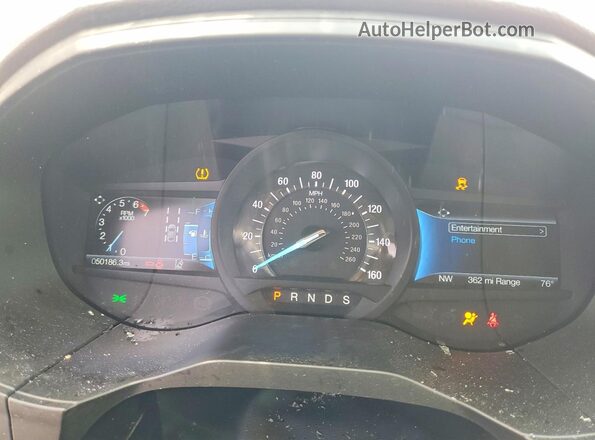 2FMPK4G95NBB08930 2022 FORD EDGE Угольный Вид щитка приборов