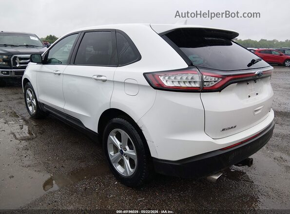 2FMPK4G96GBC19358 2016 FORD EDGE White Задня ліва чверть