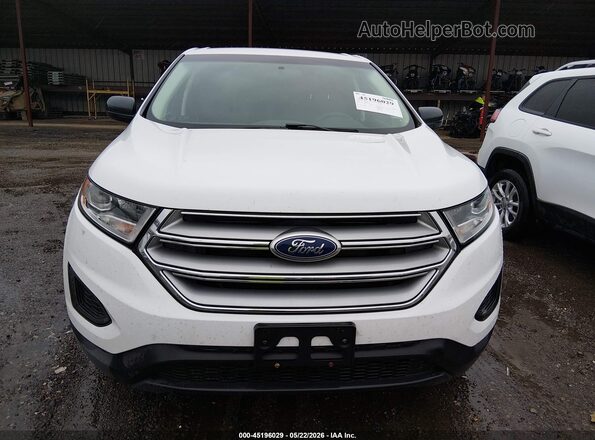 2FMPK4G96GBC19358 2016 FORD EDGE White Вид щитка приладів
