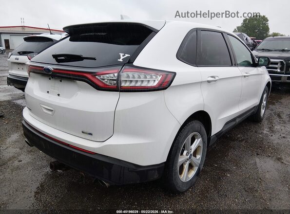 2FMPK4G96GBC19358 2016 FORD EDGE White Задня права чверть