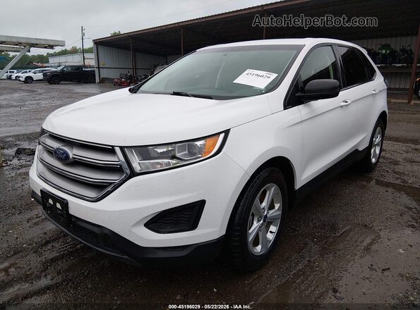 2FMPK4G96GBC19358 2016 FORD EDGE White Передня ліва чверть