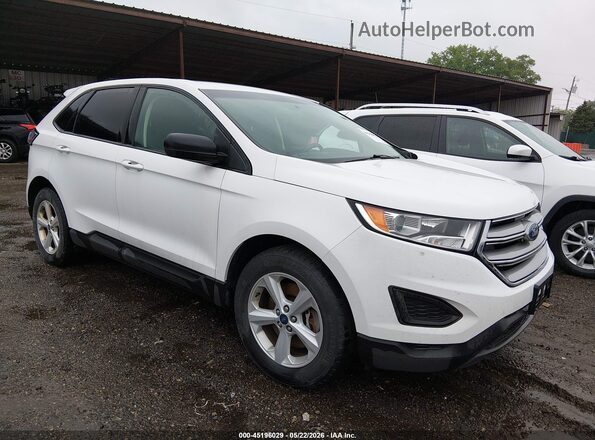 2FMPK4G96GBC19358 2016 FORD EDGE White Передня права чверть