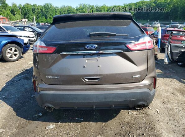 2FMPK4G96KBB14134 2019 FORD EDGE Brown უკანა ხედი