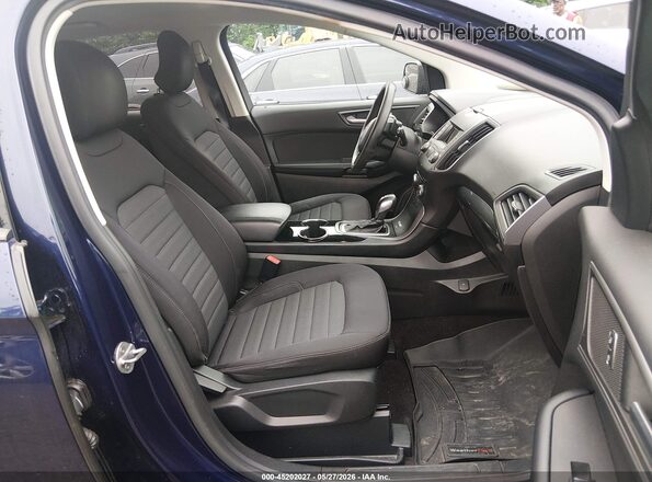 2FMPK4G97GBC49968 2016 FORD EDGE Синий Вид салона спереди