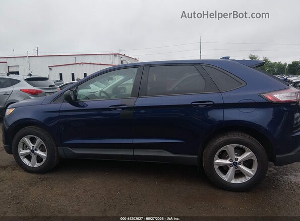 2FMPK4G97GBC49968 2016 FORD EDGE Синий Панорамный вид салона 360°