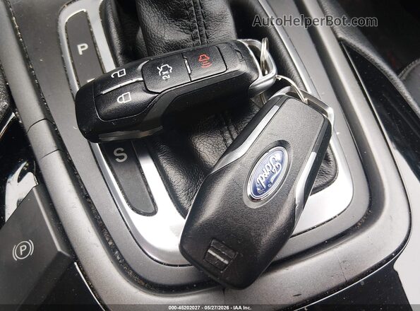2FMPK4G97GBC49968 2016 FORD EDGE Синий Вид панели приборов