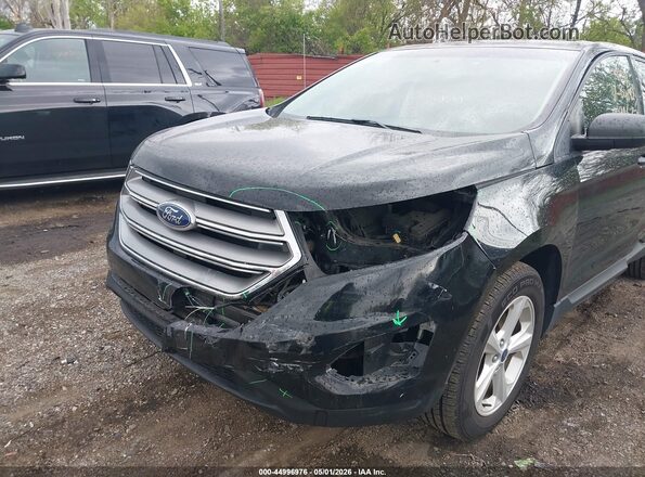 2FMPK4G99HBB46925 2017 FORD EDGE Черный Вид спереди
