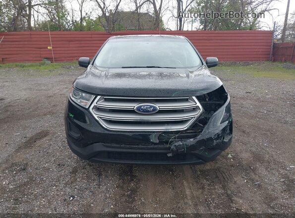 2FMPK4G99HBB46925 2017 FORD EDGE Черный Вид щитка приборов