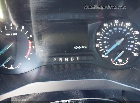 2FMPK4G99KBB48097 2019 FORD EDGE Gray Вид задніх сидінь