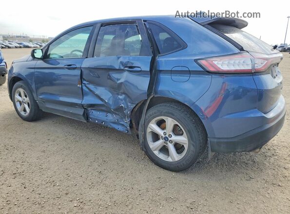 2FMPK4G9XJBC28930 2018 FORD EDGE Blue Tył lewy
