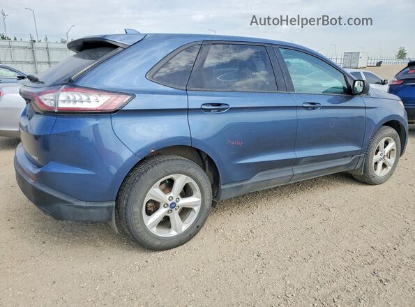 2FMPK4G9XJBC28930 2018 FORD EDGE Blue Tył prawy