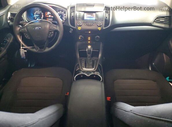 2FMPK4G9XJBC60440 2018 FORD EDGE Blue Vista del salpicadero