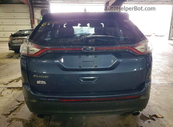 2FMPK4G9XJBC60440 2018 FORD EDGE Blue Vista trasera