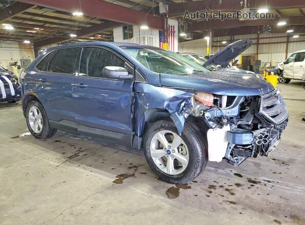 2FMPK4G9XJBC60440 2018 FORD EDGE Blue Delantero derecho