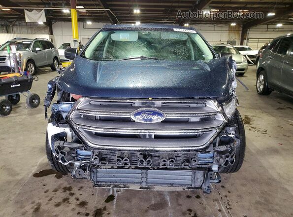 2FMPK4G9XJBC60440 2018 FORD EDGE Blue Vista frontal