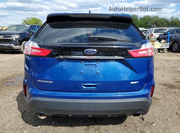 2FMPK4G9XLBA33767 2020 FORD EDGE Синий Вид сзади