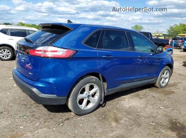 2FMPK4G9XLBA33767 2020 FORD EDGE Синий Задняя правая четверть