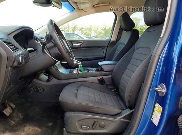 2FMPK4G9XLBA33767 2020 FORD EDGE Синий Вид салона спереди
