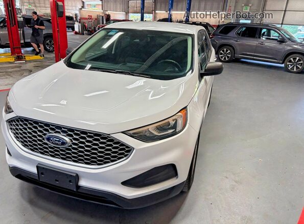 2FMPK4G9XRBA83092 2024 FORD EDGE White Задня ліва чверть