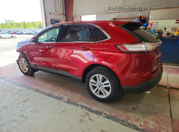 2FMPK4J80HBC42491 2017 FORD EDGE Красный Задняя левая четверть