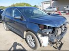 2018 Ford Edge Sel Light Blue vin: 2FMPK4J81JBB49596