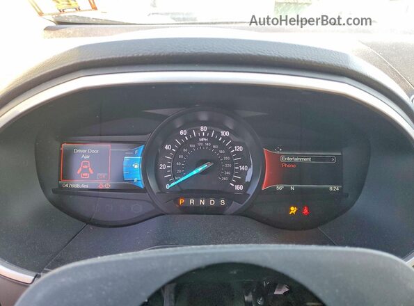 2FMPK4J81JBC57281 2018 FORD EDGE Серый Вид щитка приборов
