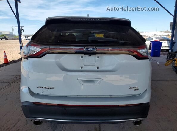 2FMPK4J82JBB56802 2018 FORD EDGE Белый Вид сзади