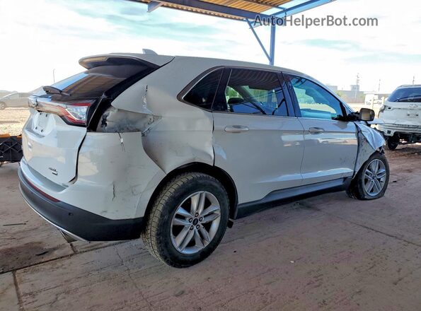 2FMPK4J82JBB56802 2018 FORD EDGE Белый Задняя правая четверть