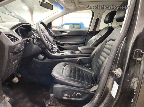 2FMPK4J86GBC08487 2016 FORD EDGE Серый Вид салона спереди