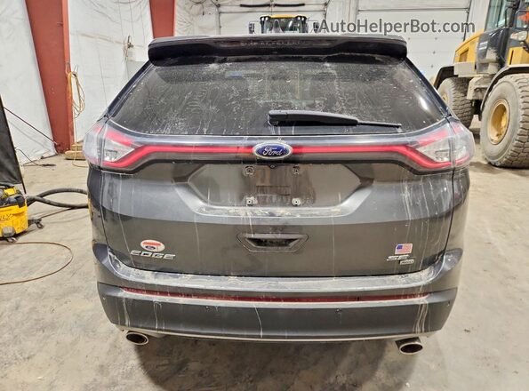 2FMPK4J86GBC08487 2016 FORD EDGE Серый Вид сзади