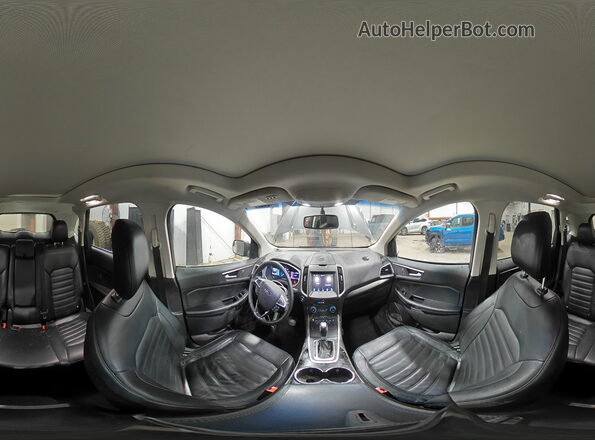 2FMPK4J86GBC08487 2016 FORD EDGE Серый Панорамный вид салона 360°