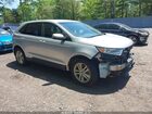 2017 Ford Edge Sel Silver vin: 2FMPK4J86HBB24879