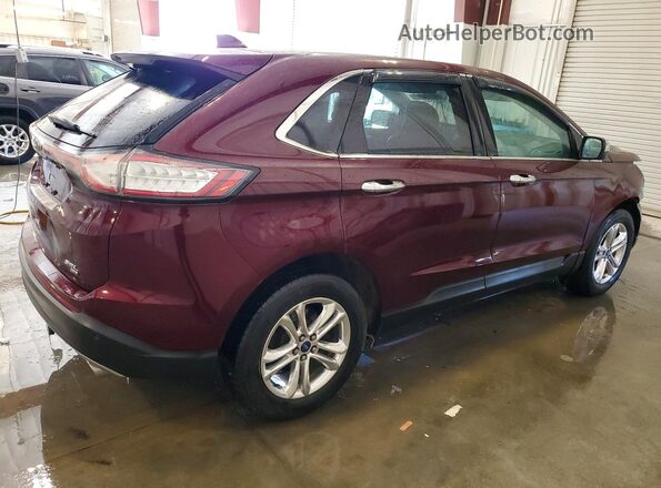 2FMPK4J86HBC08121 2017 FORD EDGE Темно-бордовый Задняя правая четверть