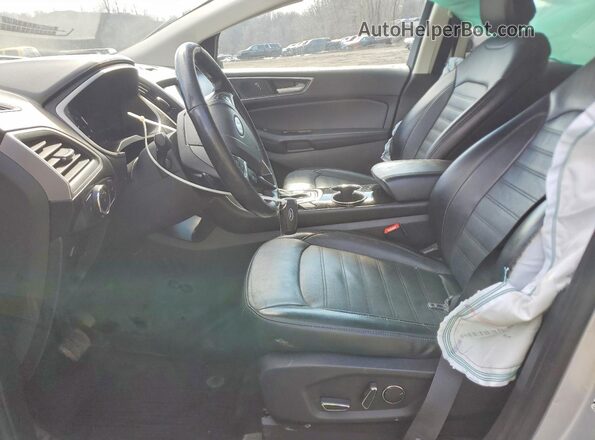 2FMPK4J86JBC17939 2018 FORD EDGE Silver წინა სალონის ხედი