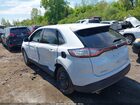 2017 Ford Edge Sel White vin: 2FMPK4J87HBB96237