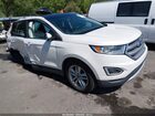 2017 Ford Edge Sel White vin: 2FMPK4J87HBC50863