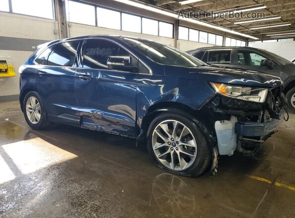 2FMPK4J88HBB09266 2017 FORD EDGE Синий 