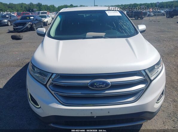 2FMPK4J89GBB17150 2016 FORD EDGE Белый Вид щитка приборов