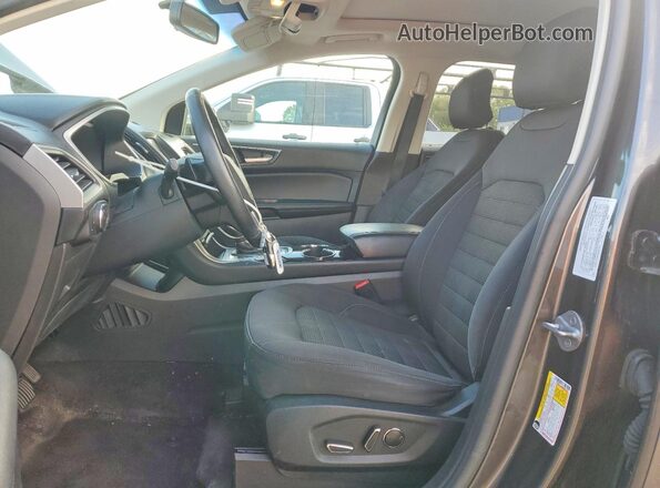 2FMPK4J89GBB62363 2016 FORD EDGE Серый Вид салона спереди
