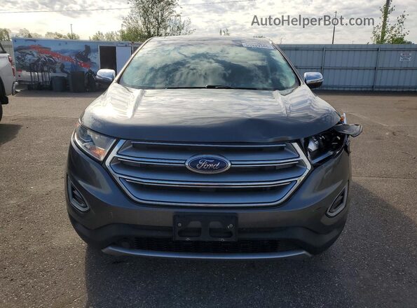 2FMPK4J89GBB62363 2016 FORD EDGE Серый Вид спереди