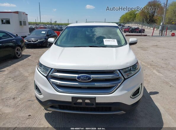 2FMPK4J89HBB42020 2017 FORD EDGE Белый Вид щитка приборов